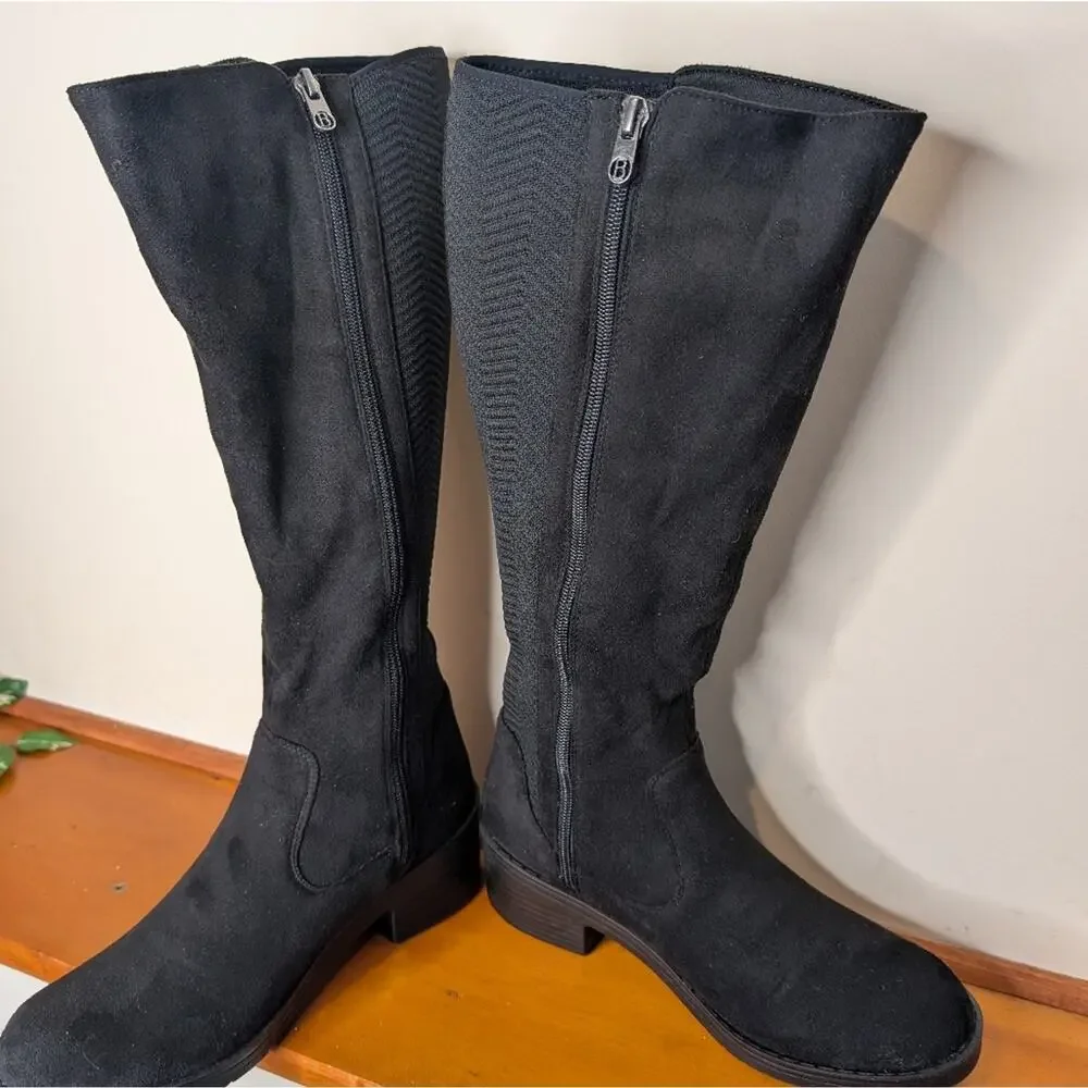 Life Stride Women's Optimum Knee-high Boots In Black, 8.5 Wide